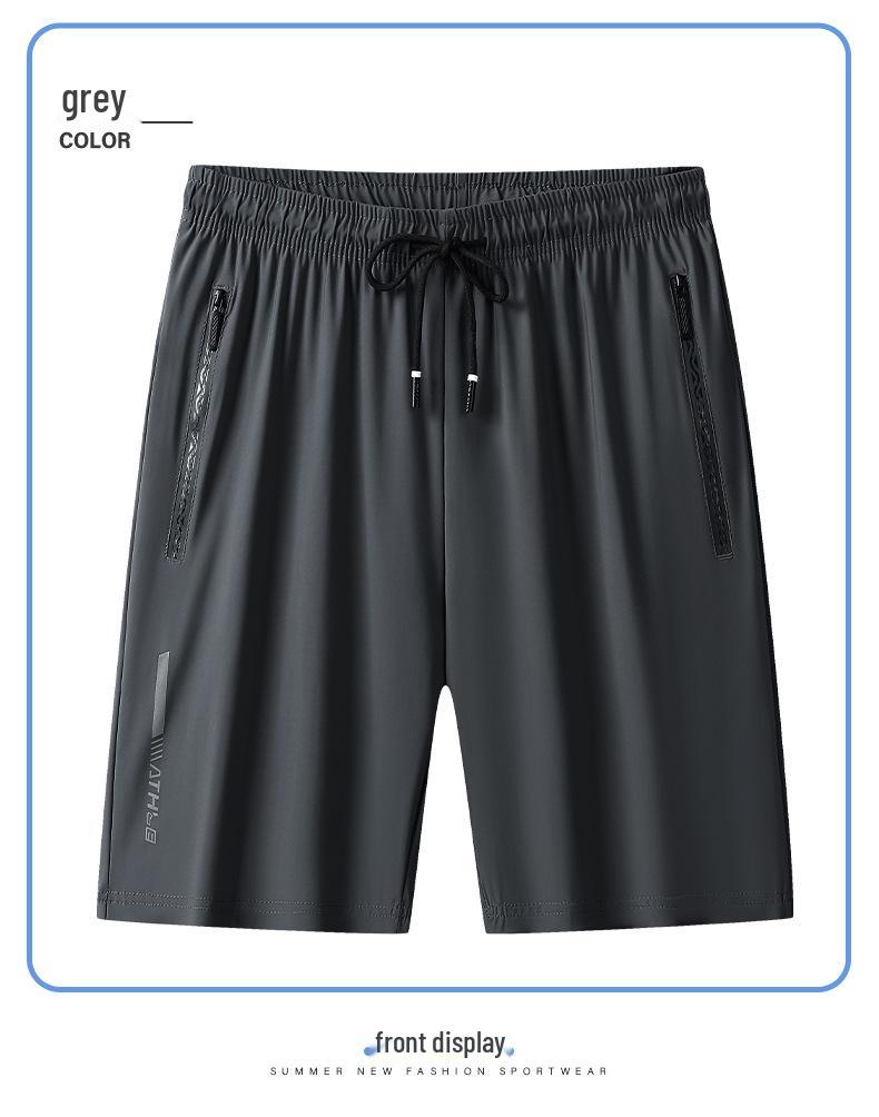FICAKLON Men's Quick-Dry Breathable Ice Silk Shorts