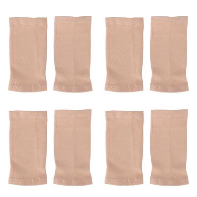 4 Pairs Achilles Tendon Heel Protector Silicone Nylon Shock Absorbing Achilles Protection Sleeve