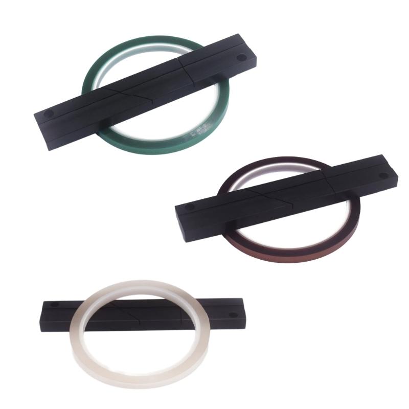 1/4 10in Set Tape Splicing and Leader Tape Sound Metal Splicing Kit for Open Reel Tape Recorders
