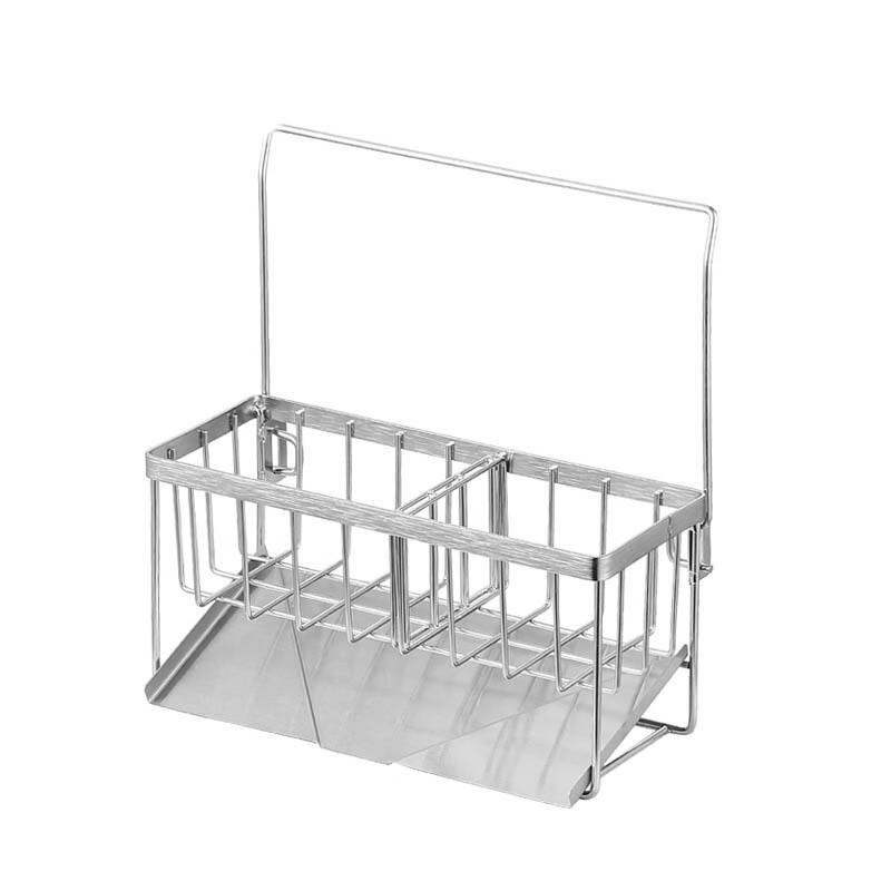 304 Stainless Steel Countertop Dishcloth & Sink Drain Rack