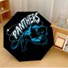 Carolina Panthers Printed Umbrella Lightweight for Travel Camping and Leisure a Musthave for Family Holidays and Birthday Gifts