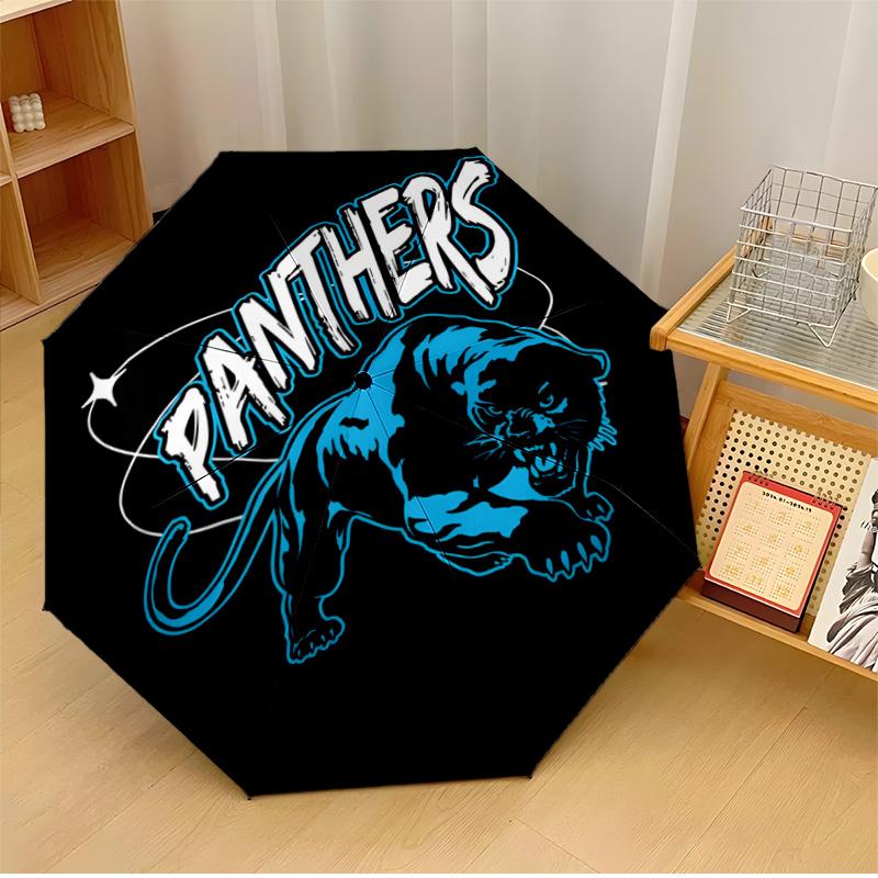 Carolina Panthers Printed Umbrella Lightweight for Travel Camping and Leisure a Musthave for Family Holidays and Birthday Gifts