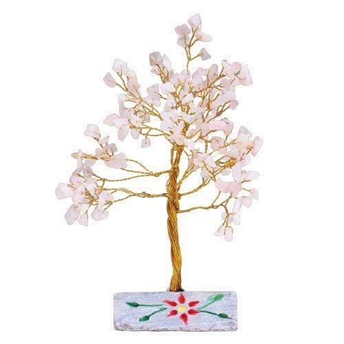 Rose Quartz Gemstone Tree, 160 Gemstones