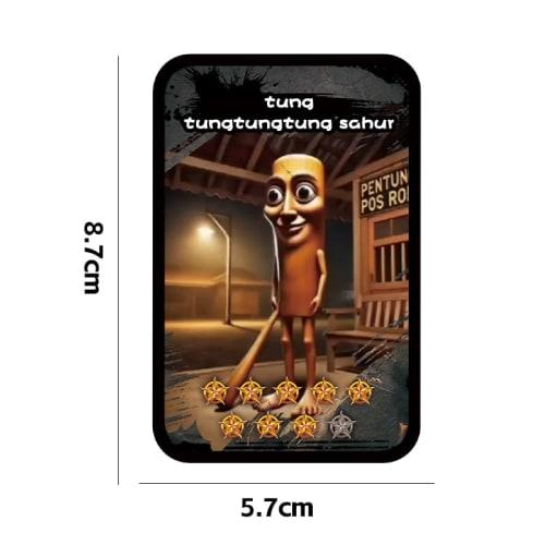 Tuntun Tun Saful Italian Brain Lot Battle Cards, Collectibles, Toys, Kids, Boys, Gifts, Blind Box, Character