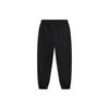 Li-Ning Anti-Five Series Letter Print Drawstring Loose Knit Sweatpants Men Bottoms Black-Jacquard AKLT841-1