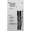 Ultra-Bright Multi-Functional Zoomable Flashlight Rechargeable Long-Lasting Portable for Outdoor Emergency Use