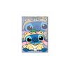 Cute Stitch Print Passport Holder PU Leather Travel Passport Cover Multi-Function Document Organizer Blue 6pcs