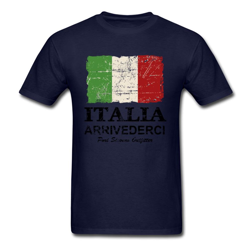 

Cotton Vintage Italy Flag Tshirt For Man White T Shirts Mens Clothes Summer Tshirt O Neck Leisure Tops Students Tee Shirt 4XL