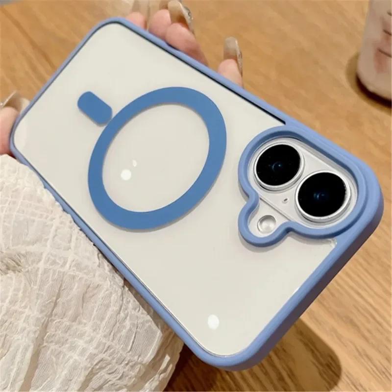 Applicable To iPhone11ProMax Mobile Phone Case Magnetic Transparent Apple 11 Acrylic All-inclusive Anti-drop 11  Case