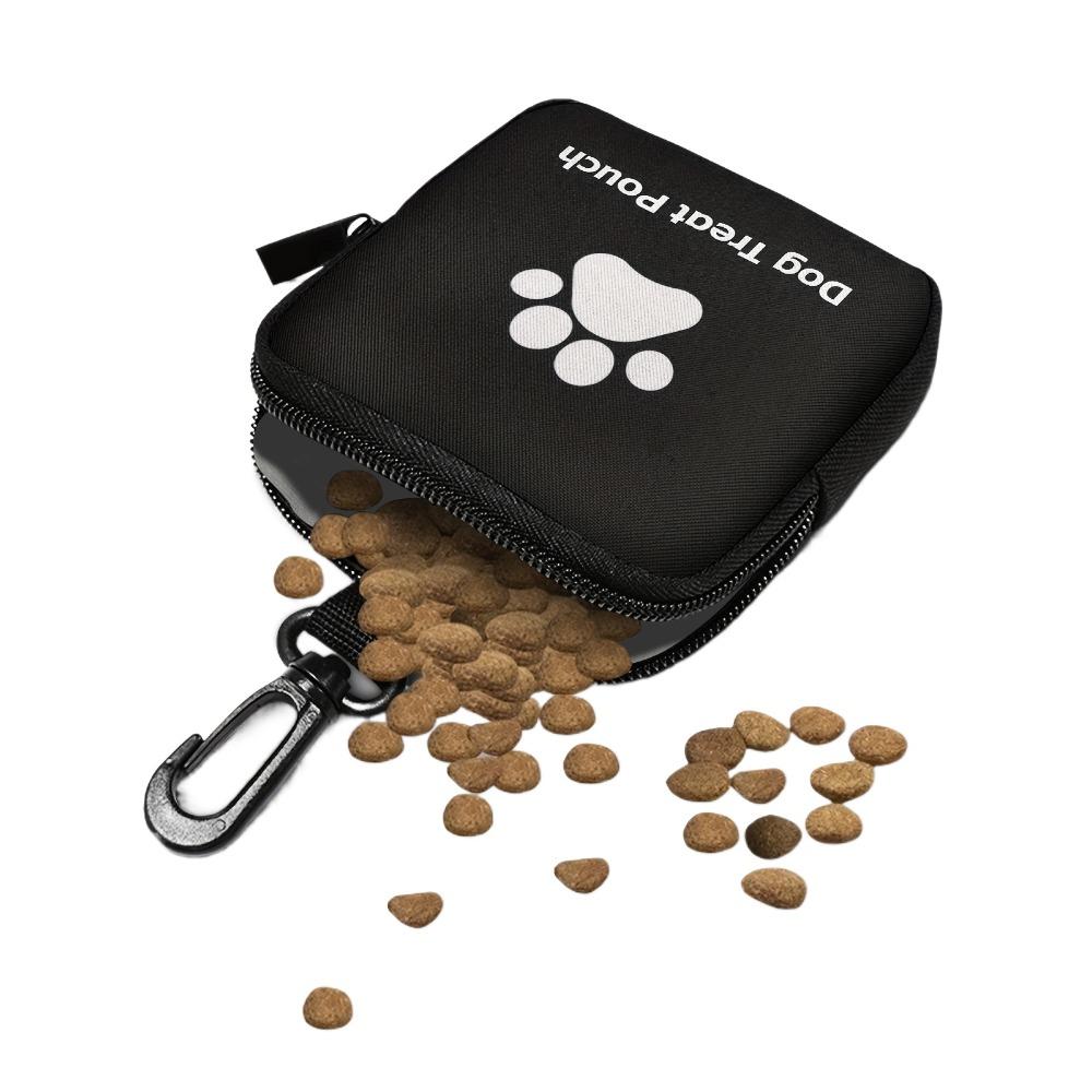 Mini Waterproof Dog Treat Pouch Portable PVC Dog Training Rewards Bag Multifunctional Compact Snack Bait Bag for Training