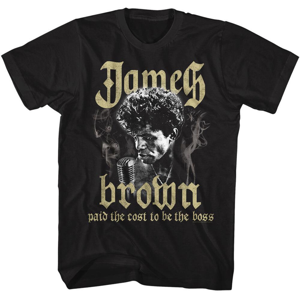 James Brown Men039;s T Shirt The Godfather Soul of Power The Boss R amp; B Music Black Unisex T-Shirt XXXL
