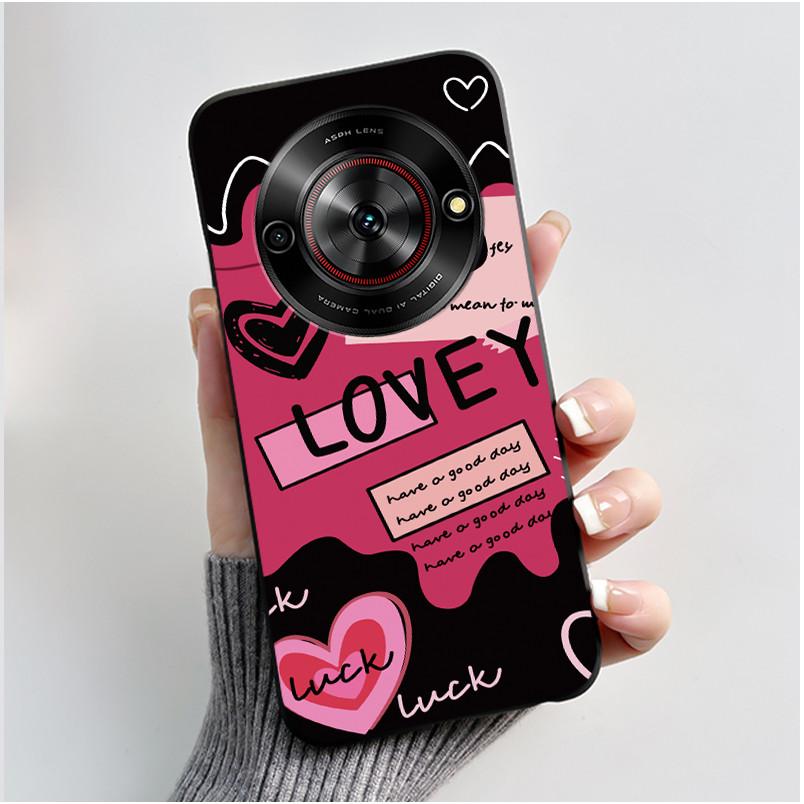 Phone Casing For ZTE Blade A75 5G Z2357N Nubia Focus 5G Case Luxury Dragon Cute Cool Boys Girls Black Soft TPU Back Shell Cover