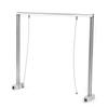 Reptile Lamp Stand Adjustable Aluminium Alloy Hanging Lamp Holder for Turtle Tank Fish Tank