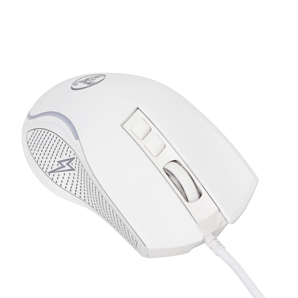 Mechanical Mouse Colorful Shine Adjustable 3600dpi RGB Ergonomic Wired Game Mouse for Notebook