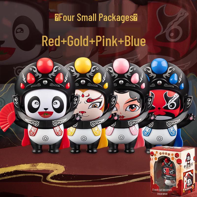 Sichuan Opera Panda Face-Changing Plush Toy Souvenir