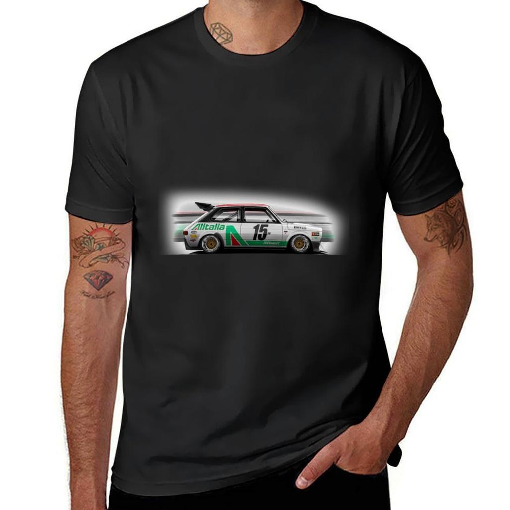 127 T-shirt Alitalia Racing Vêtements esthétiques hauts d'été vêtements esthétiques à séchage rapide t-shirts blancs pour hommes