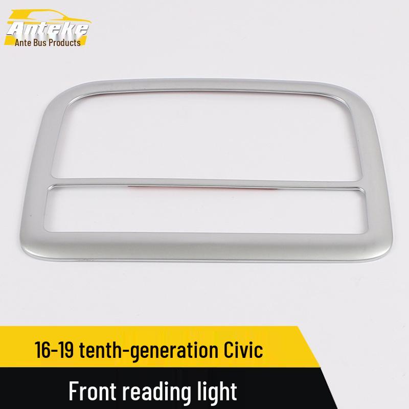 Civic 10th Gen (16-19) Front Reading Light Luminous Ring Console Decor Frame Patch.