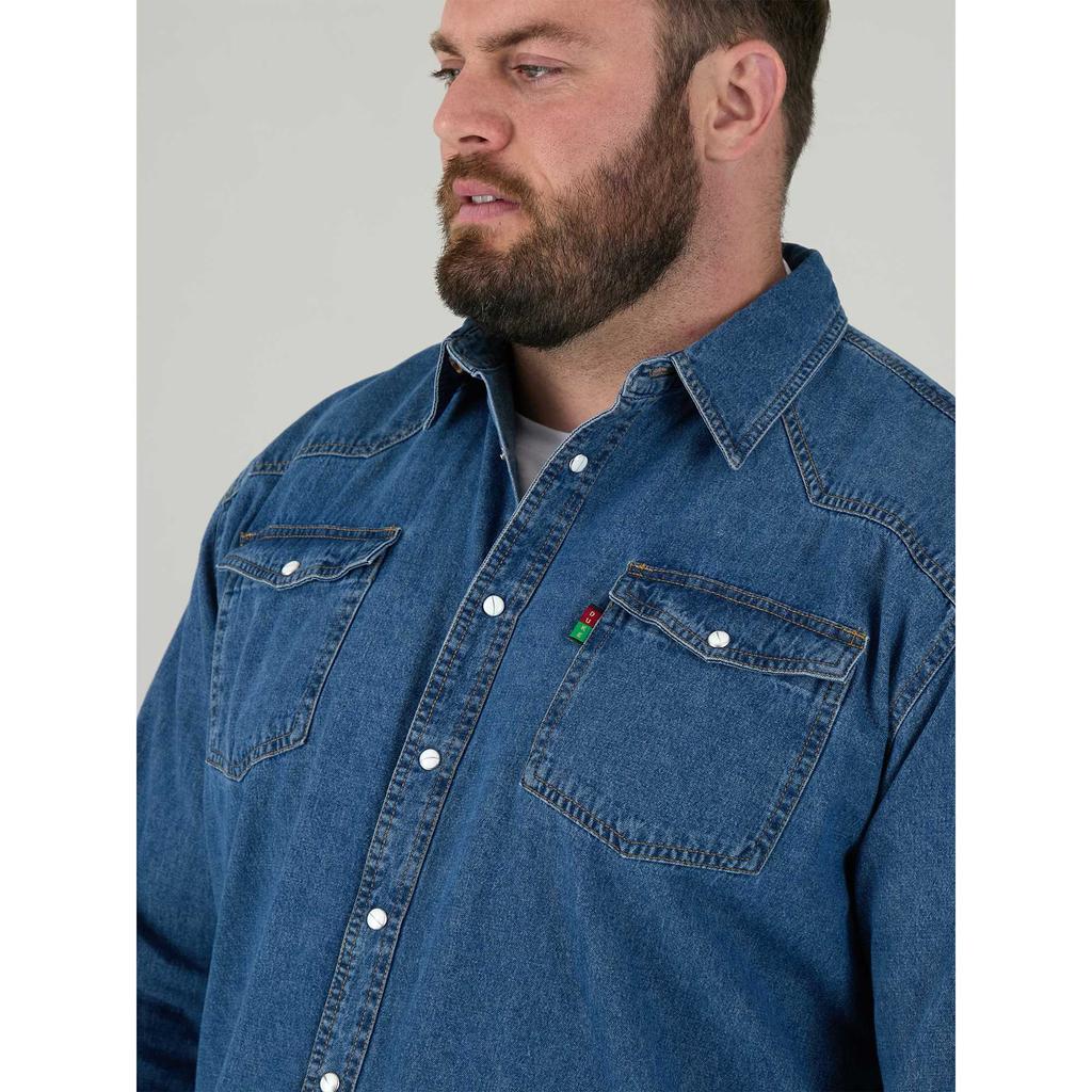 Duke Mens D555 Western Denim Shirt