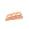 Professional Comfortable Pain Relief 3 Holes Silicone Toe Separator Hallux Valgus Corrector