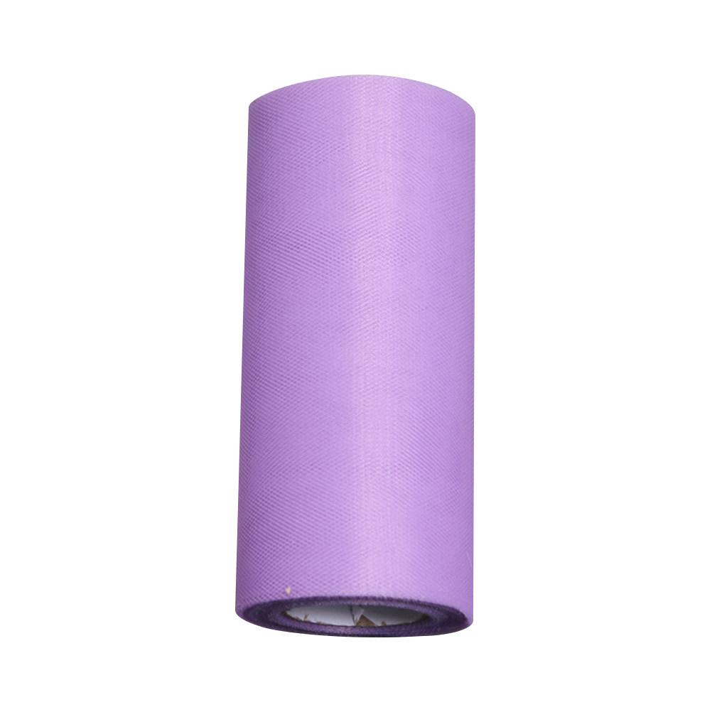 25 Yard Bright Color Tulle Roll Fine Mesh Fabric for Wedding Decoration DIY Tutu Skirts Party Favors Table Decor Craft Supplies