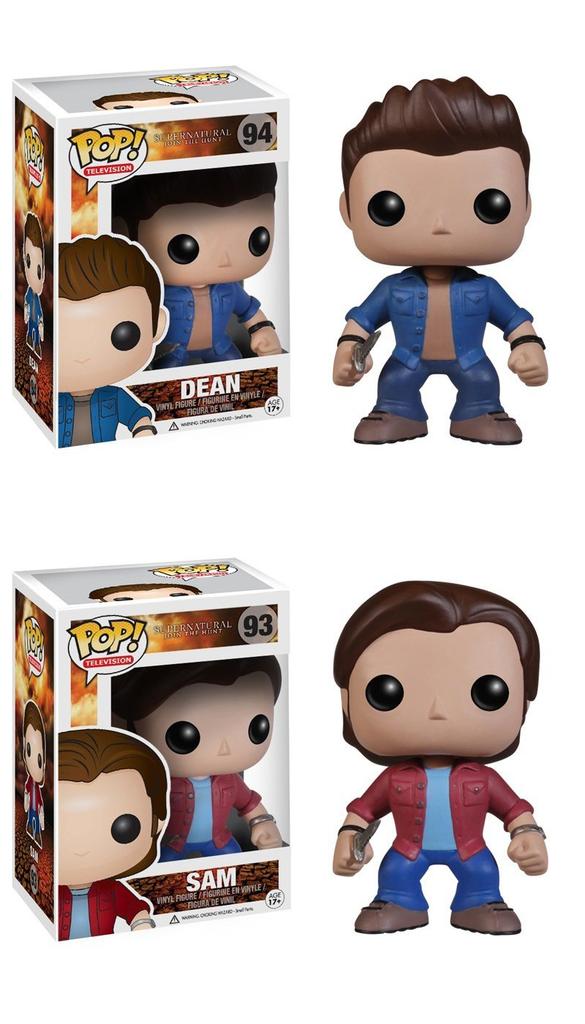 SUPERNATURAL SAM DEAN POP TV VINYL FIGURE COMBO by Funko & [item]