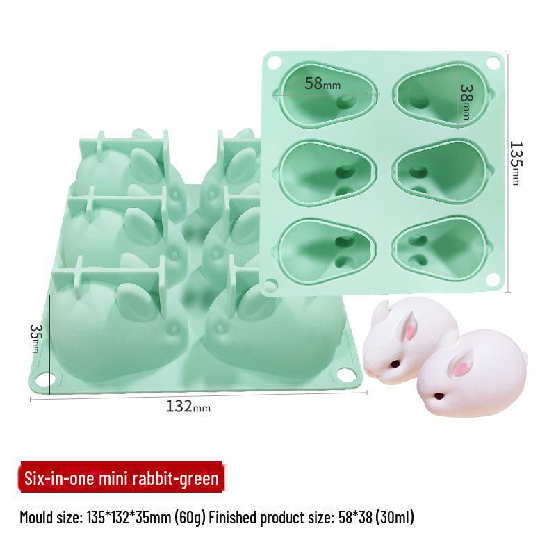 

«Настраиваемая силиконовая форма Sanxin Rabbit для тортов, мороженого, желе и пудингов»