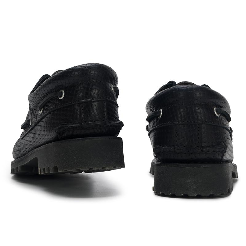 Timberland Authentic Travel Outdoor Comfortable Versatile Boat Shoes Men Shoes Black A2PDQA3L