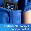 5G Dual-Frequency Mobile WiFi Router Card for Live Streaming and In-Car Internet