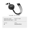For KIA Mobile Data Cable Multifunctional Telescoping Fast Charging Rio K5 K2 Sportage Ceed Sorento Picanto Stinger Soul EB6