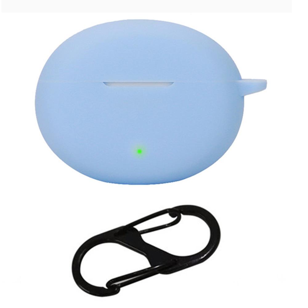 

For OnePlus Buds Ace 2 Case with Anti Lost Buckle Bluetooth-compatible Earbuds Silicone Protective Cover J
