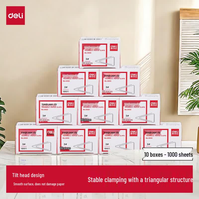 Deli Metal Paper Clips