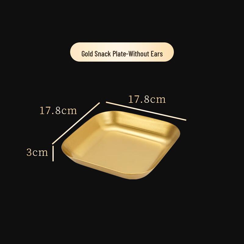 Electroplated 201 Stainless Steel Rectangular Serving Tray