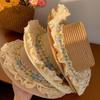 Summer Fisherman Hat Lace Flower Sunshade Hat Sweet Wide Brim Bucket Hat  Women Girls
