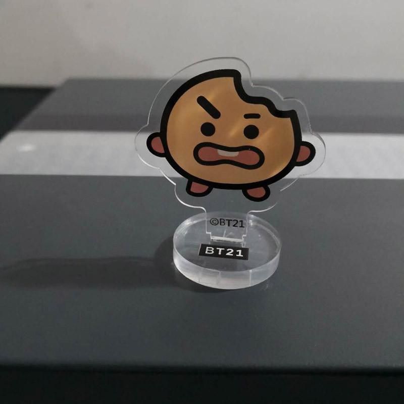 Kpop Bts Bt21 Cute Standee Action Figure Doll Van Acrylic Standing Decor Table