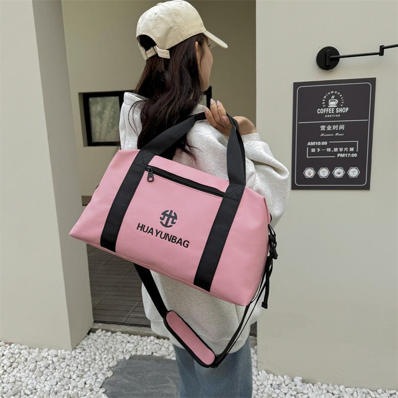 Winter new travel bag Oxford cloth large-capacity casual shoulder bag simple women's bag men's bag yoga bag