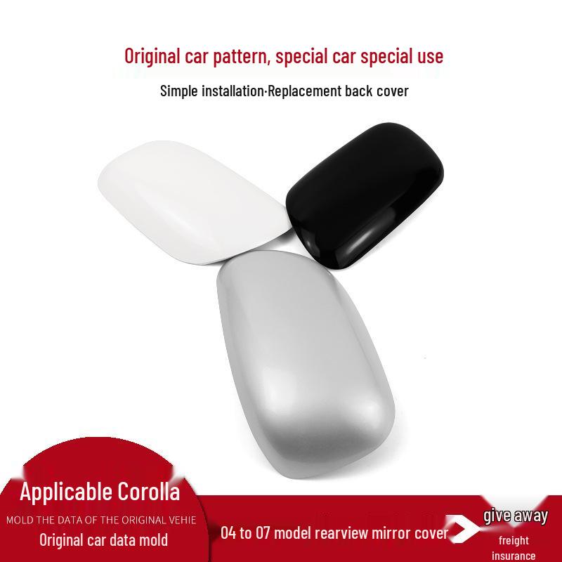 Toyota Corolla 2004-2007 Rearview Mirror Shell Cover Set (Left & Right)