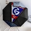 Górnik Zabrze Muster, automatischer Klappschirm, tragbares und faltbares Design, 8 Speichen, ein Weihnachts- oder Geburtstagsgeschenk.