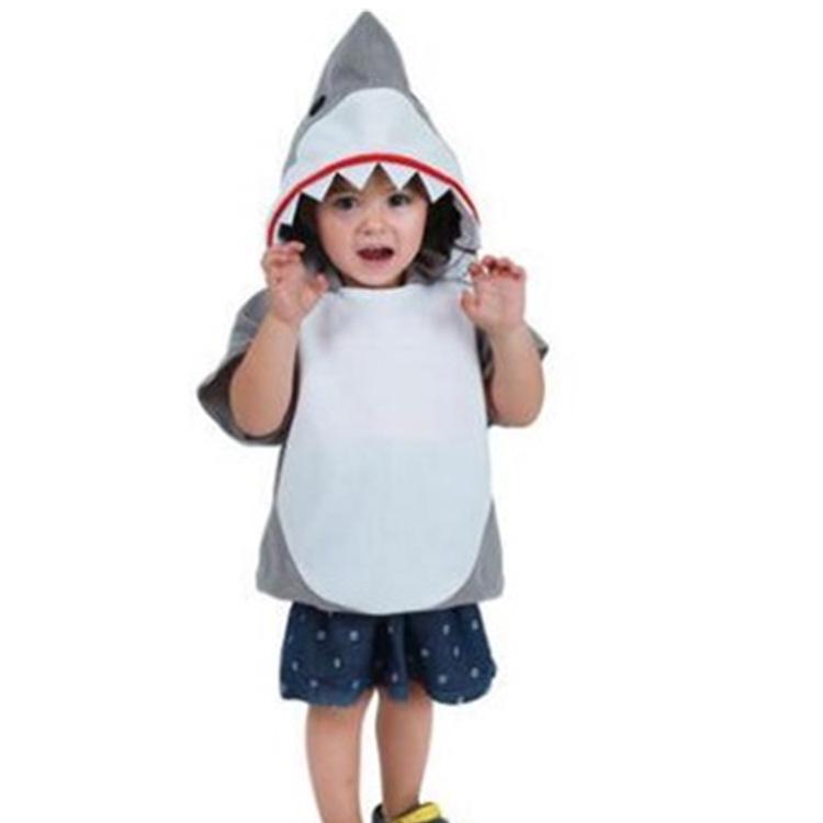 Multi-color Children's Great White Shark Costume - Marine Animal Performance & Finding Nemo Style
