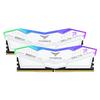 Team RGB DDR5 6000Mhz 16GBx2 CL30 model DELTA series White Desktop memory compliant High speed type Lifetime regular warranty in Japan (luminous type)
