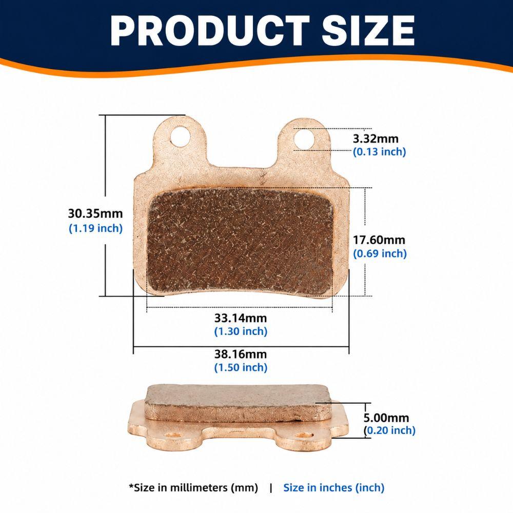Bicycle Disc Brake Pads for Ridstar Q20/ Q20mini/ Q20 Pro/ Mn26/ H20 Pro/ Dc26 Electric Bikes