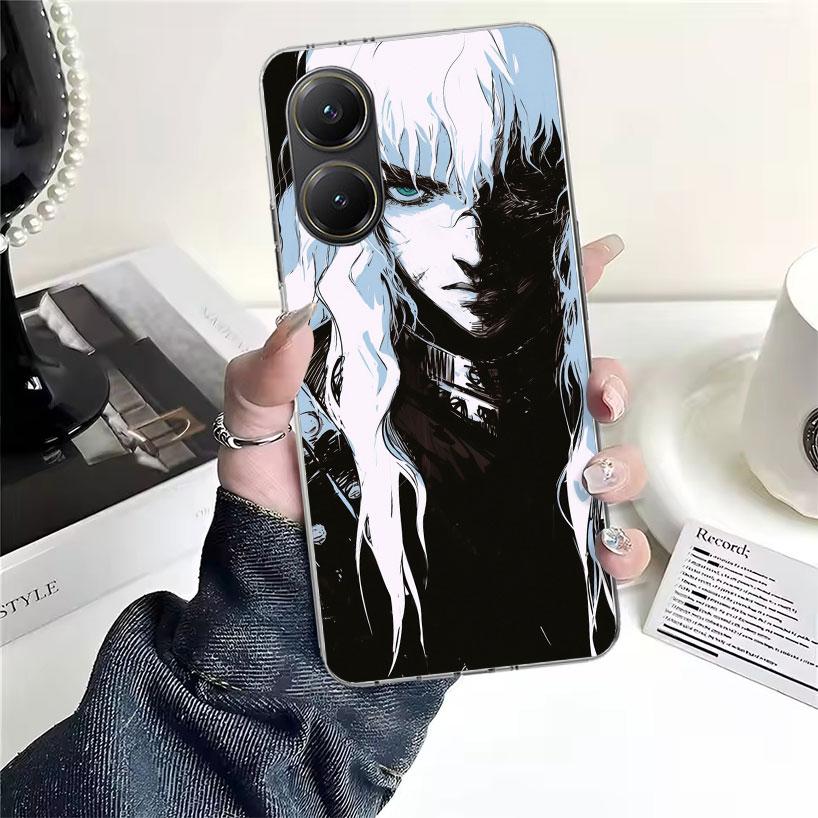Black White G-Guts B-Berserks For Xiaomi Poco X7 X6 X5 F7 Ultra F6 F5 Pro Phone Case X4 Nfc F4 Gt F3 M6 M5S M5 M4 M3 Fundas Cove
