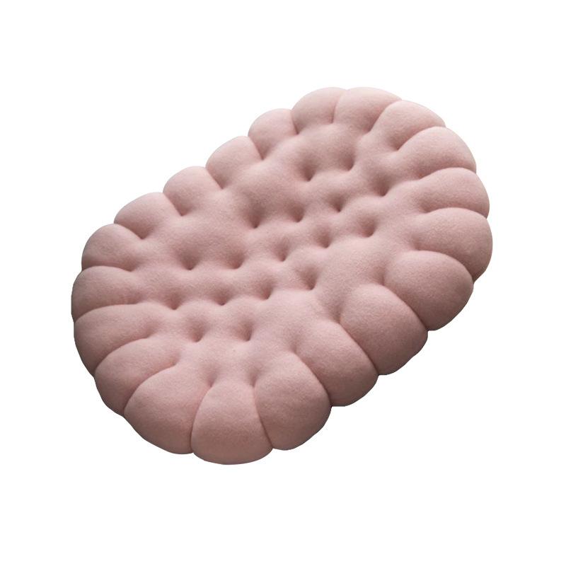 

Creative Japanese Oval Biscuit Floor Cushion Student Chair Butt Cushion Office Floor Fart Cushion 40*50cm [about 600g] розовый