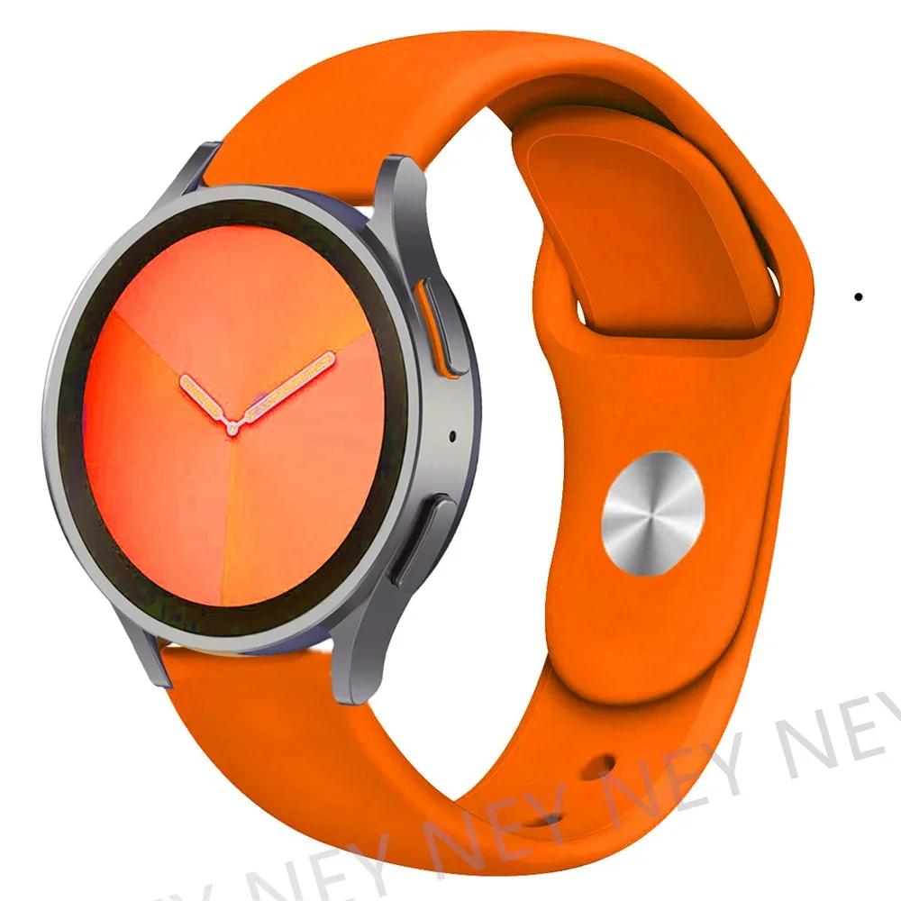 Silicone Strap For Samsung Galaxy Watch 6/5/5 pro/4/Classic/Active 2/Gear S3 20mm 22mm Sport Bracelet Huawei GT 2/e/3/4 Pro Band