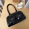 New autumn and winter large-capacity retro bowling portable shoulder bag fashionable commuter armpit bag