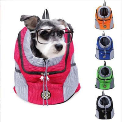 Neuer Hunde-Haustier-Rucksack, Träger, Reisetasche, Vordertasche, atmungsaktiv, verstellbar, mit reflektierenden Sicherheitsstreifen zum Wandern im Freien, für Katzen