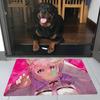 Hakui Koyori Anime Bathroom Mat Anti-slip Absorb Water Long Strip Cushion Bedroon Mat Welcome Doormat