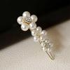 Elegant Mini Five-Petal Pearl Hair Clip for Women