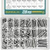 720PCS 1640PCS M4 M5 M6 Bolts and Nuts Assortment Kit 304 Stainless Steel(18-8) Hex Screws Nuts & Washers