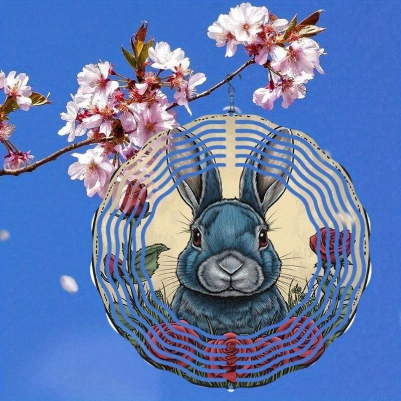 Stainless Steel Wind Spinner, Reflective Garden Ornament, Outdoor Yard Decor, Weather-Resistant Spinning Art
