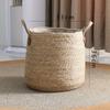 Round Woven Planter Basket Large Size Breathable Flower Pot Indoor Outdoor Garden Decor